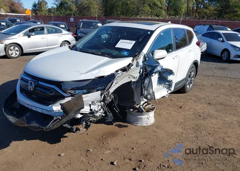 2020 Honda Cr-V Hybrid Ex-L из США, поврежденный, VIN 7FART6H80LE005835